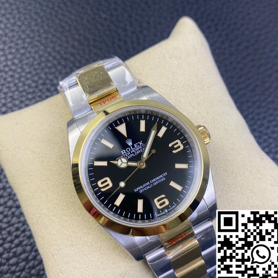 Dial Rolex Black M124273-0001 EW Factory Explorer 0212